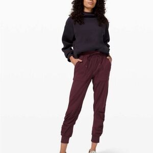 Lululemon Beyond The Studio 7/8 Jogger Cassie Burgundy